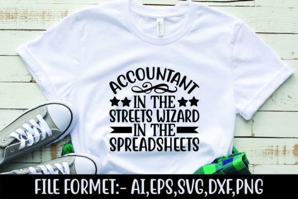 Accountant Streets Wizard Graphics T-Shirt Designs