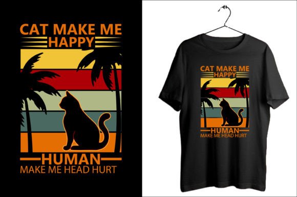 Cat T-shirt Design 04: Graphics for T-Shirt Designs