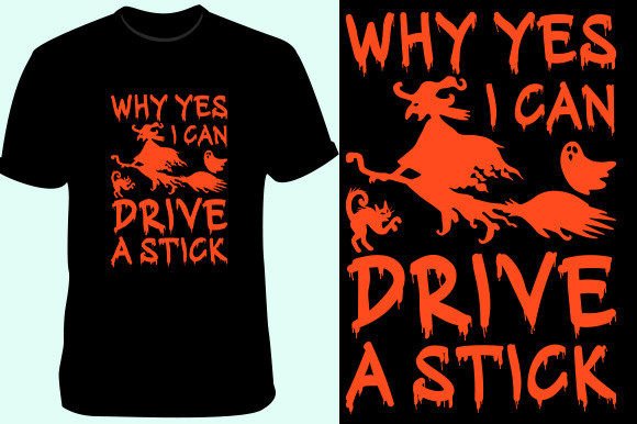 Halloween Stick Spooky T-Shirt Graphics