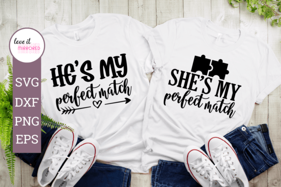 Husband and Wife Couple Graphics for T-Shirt Designs