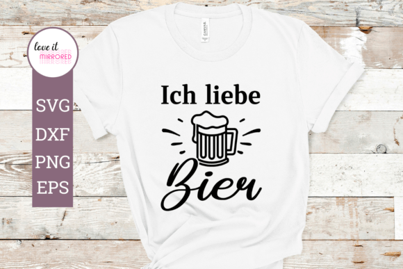 Ich Liebe Bier Graphics for T-Shirt Designs