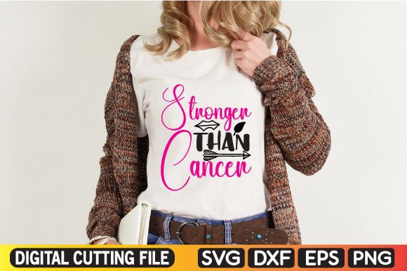Stronger Than Cancer Graphics for T-Shirt Designs